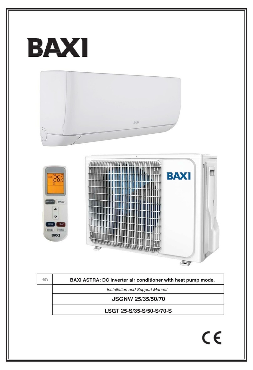 Baxi JSGNW 25 User manual Baxi JSGNW 25 User manual