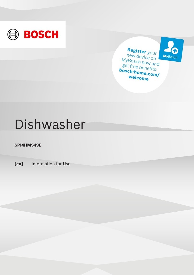 Bosch SPI4HMS49E User manual