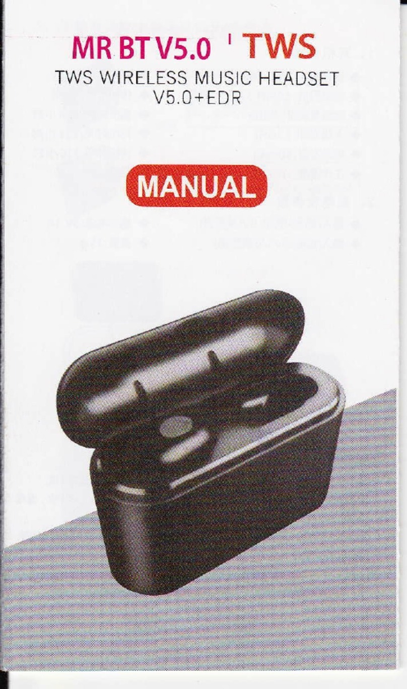 tws MR BT V5.0 User manual