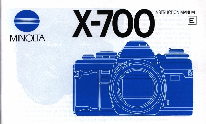 Minolta X-700 User manual