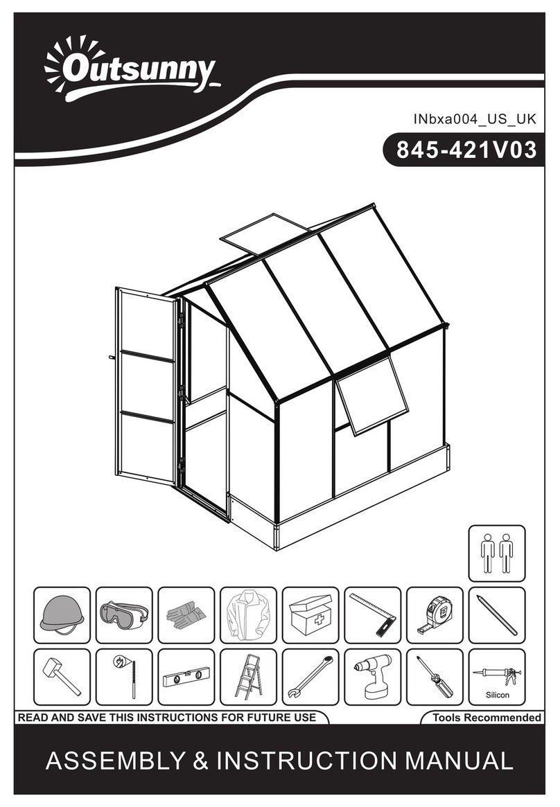 Outsunny 845-421V03 Installation guide