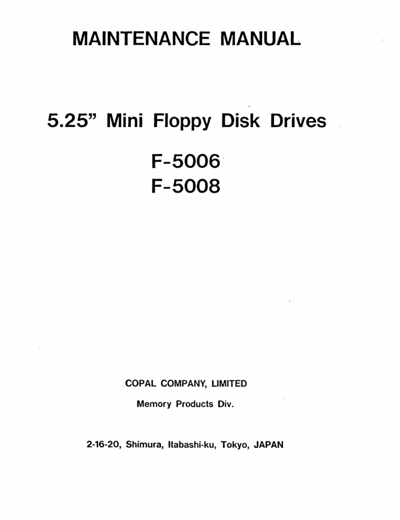 Copal F-5006 User manual