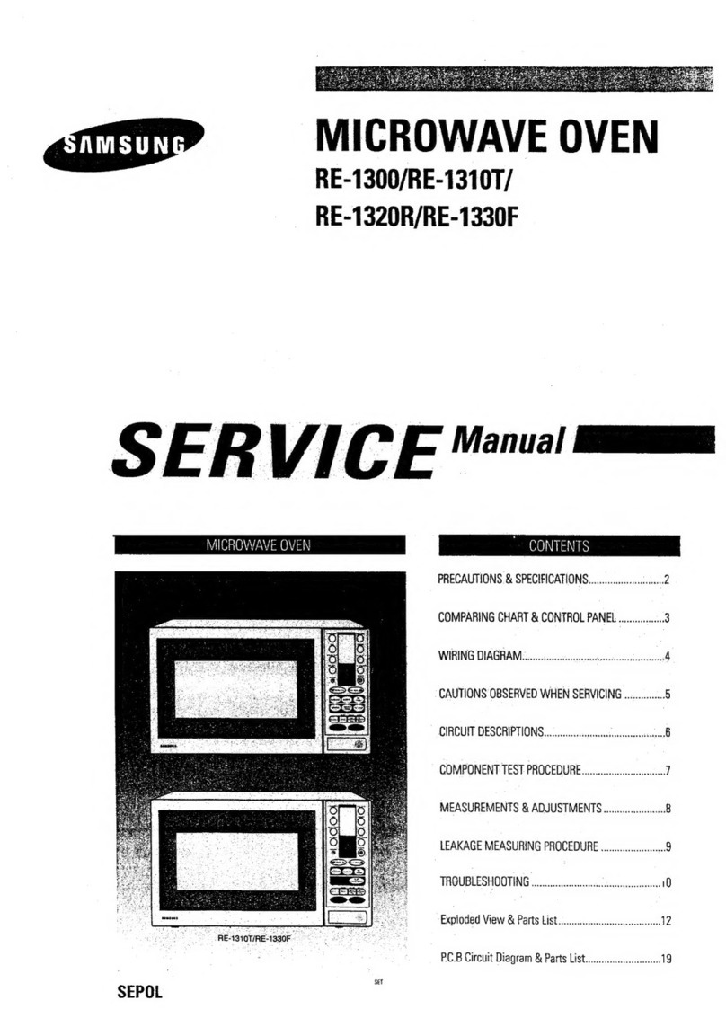 Samsung RE-1300 User manual