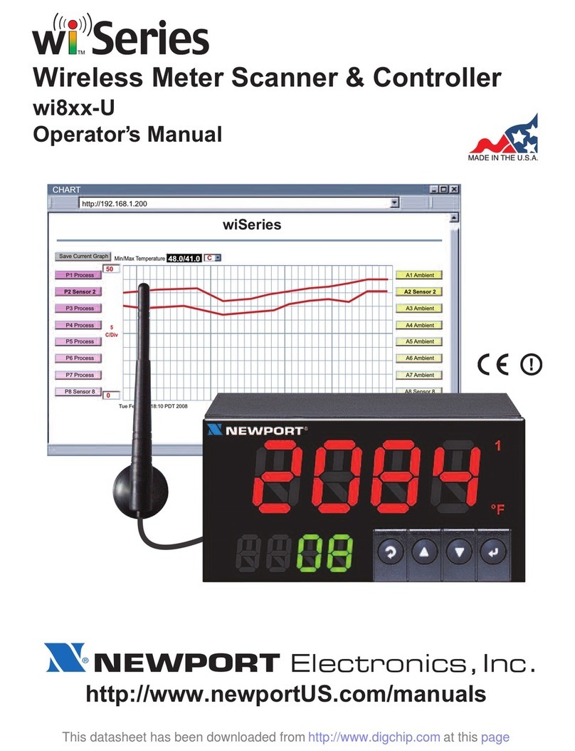 Newport Electronics wi Series User manual
