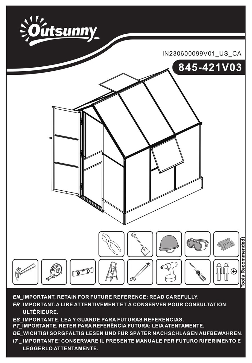 Outsunny 845-421V03 User manual