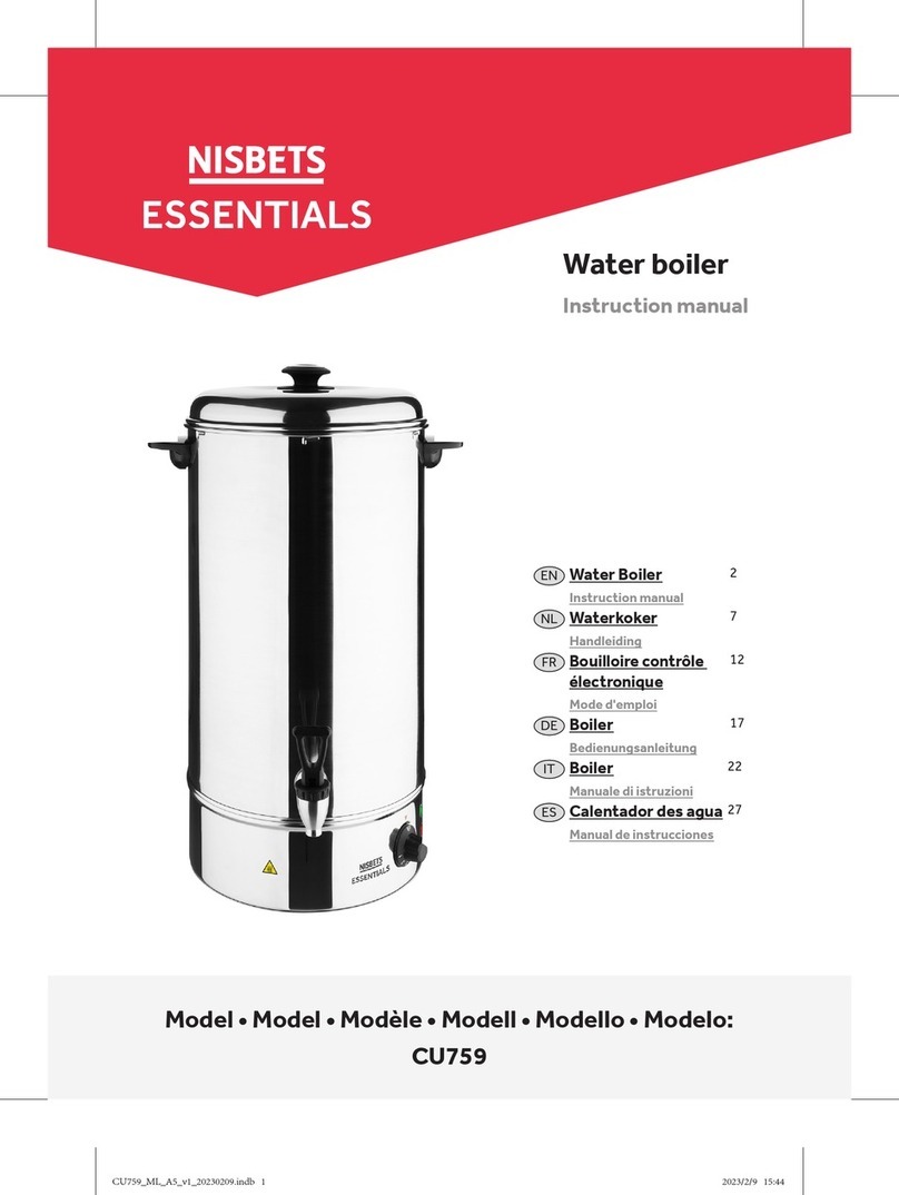 NISBETS ESSENTIALS CU759 User manual