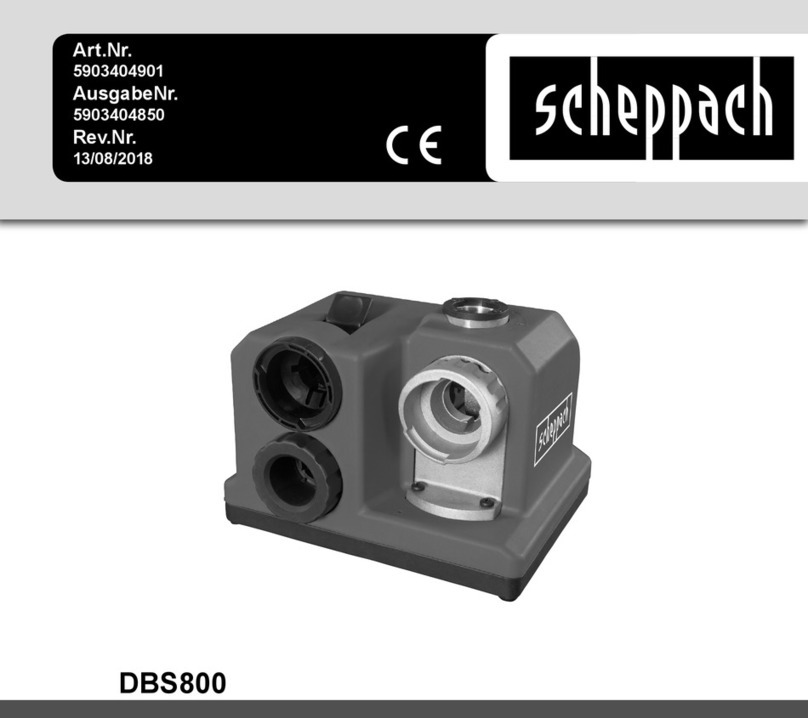 Scheppach DBS800 User manual