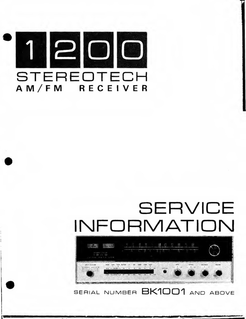 McIntosh 1200 Operating and installation instructions