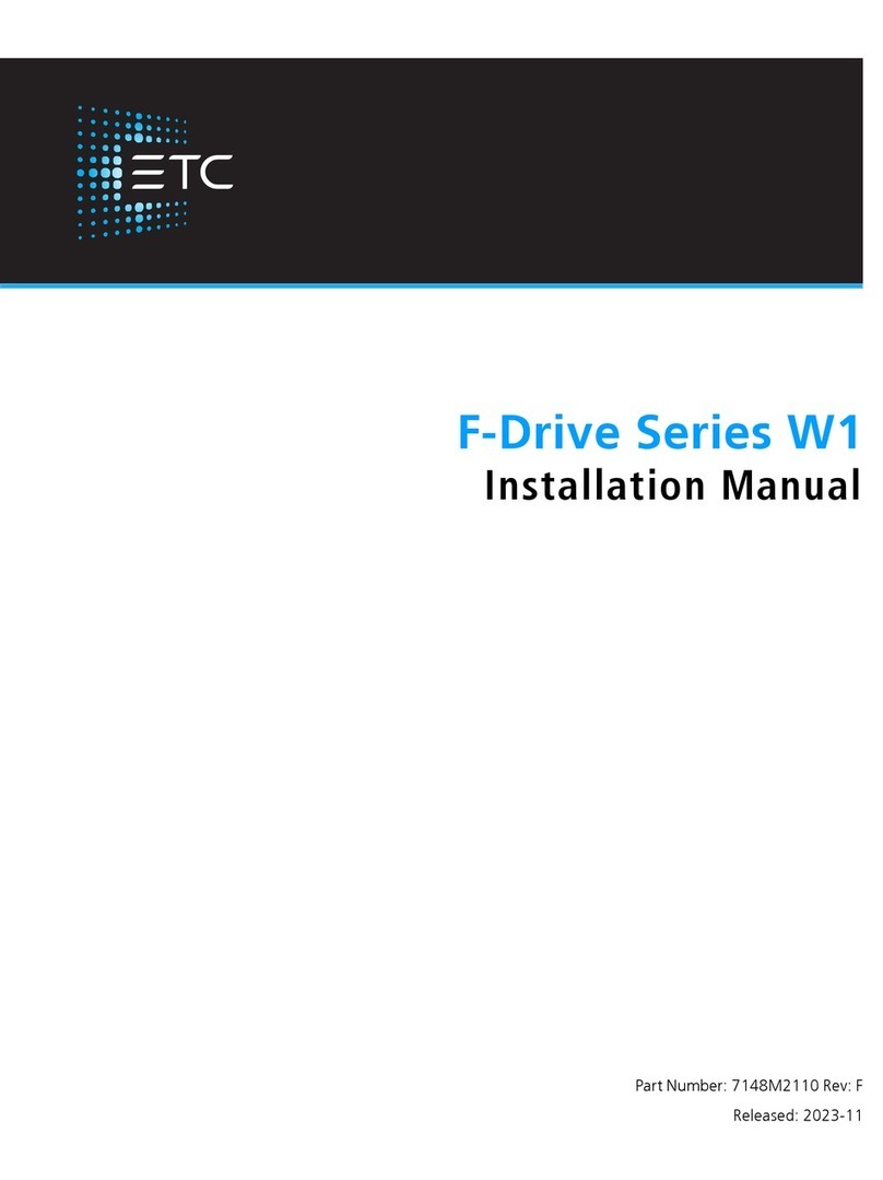 ETC F-Drive W1 Series User manual