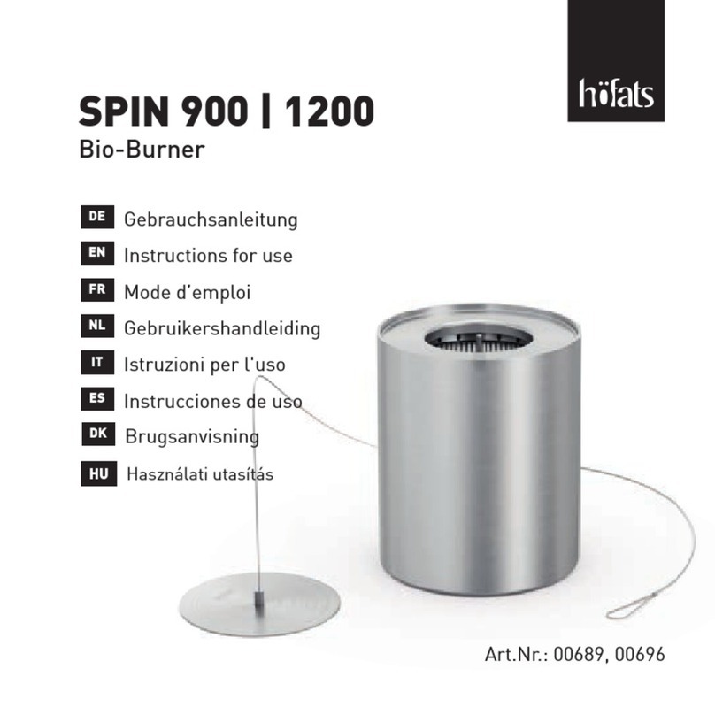 höfats SPIN 900 User manual
