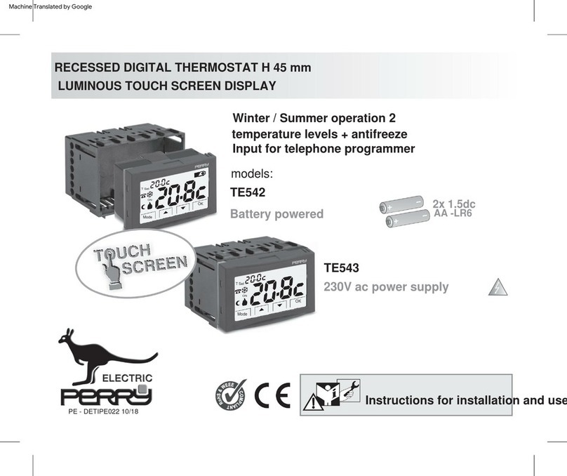 Perry Electric TE542 User manual