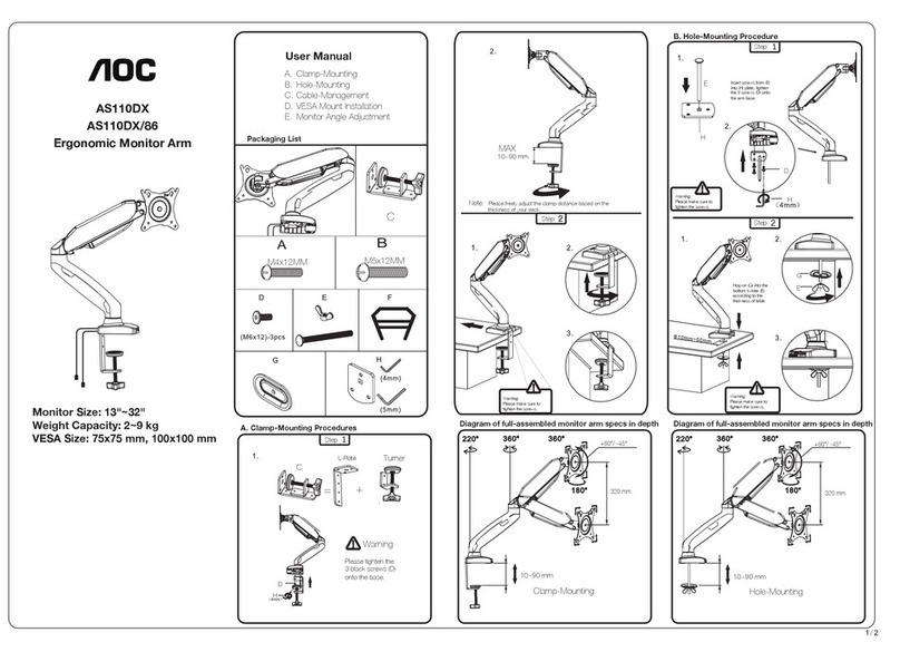 AOC AS110DX User manual
