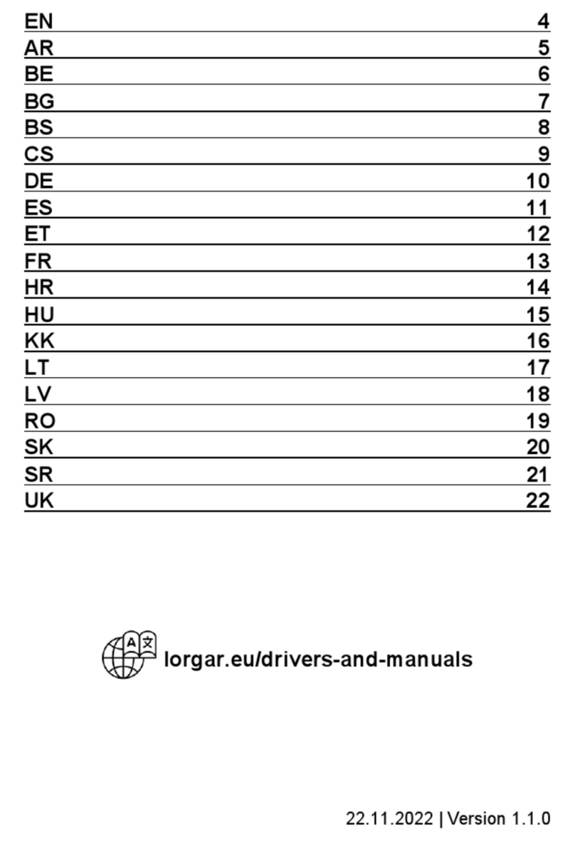 LORGAR LRG-SC910 User manual