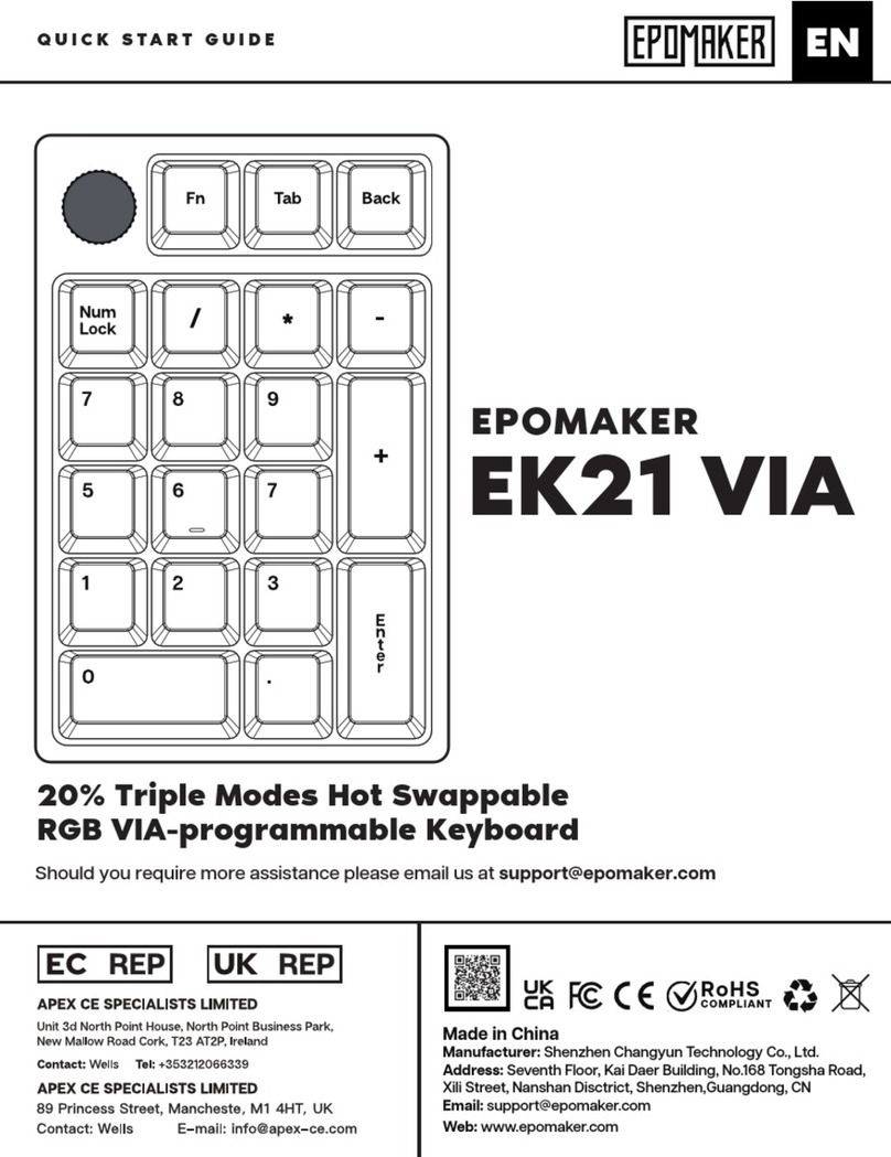 Epomaker EK21 VIA User manual