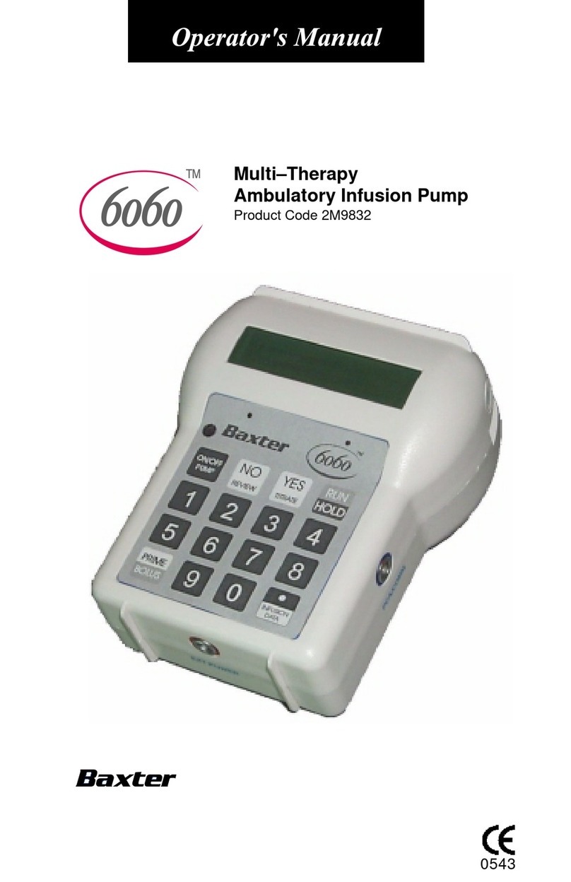 baxter 6060 2M9832 User manual