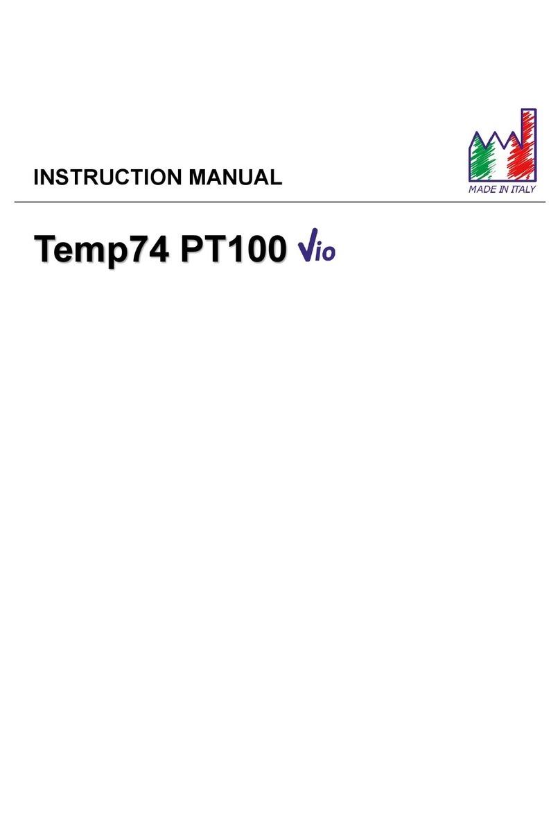 XS Temp74 PT100 Vio User manual