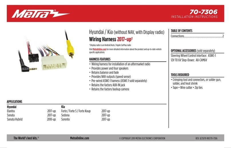 Metra Electronics 70-7306 User manual