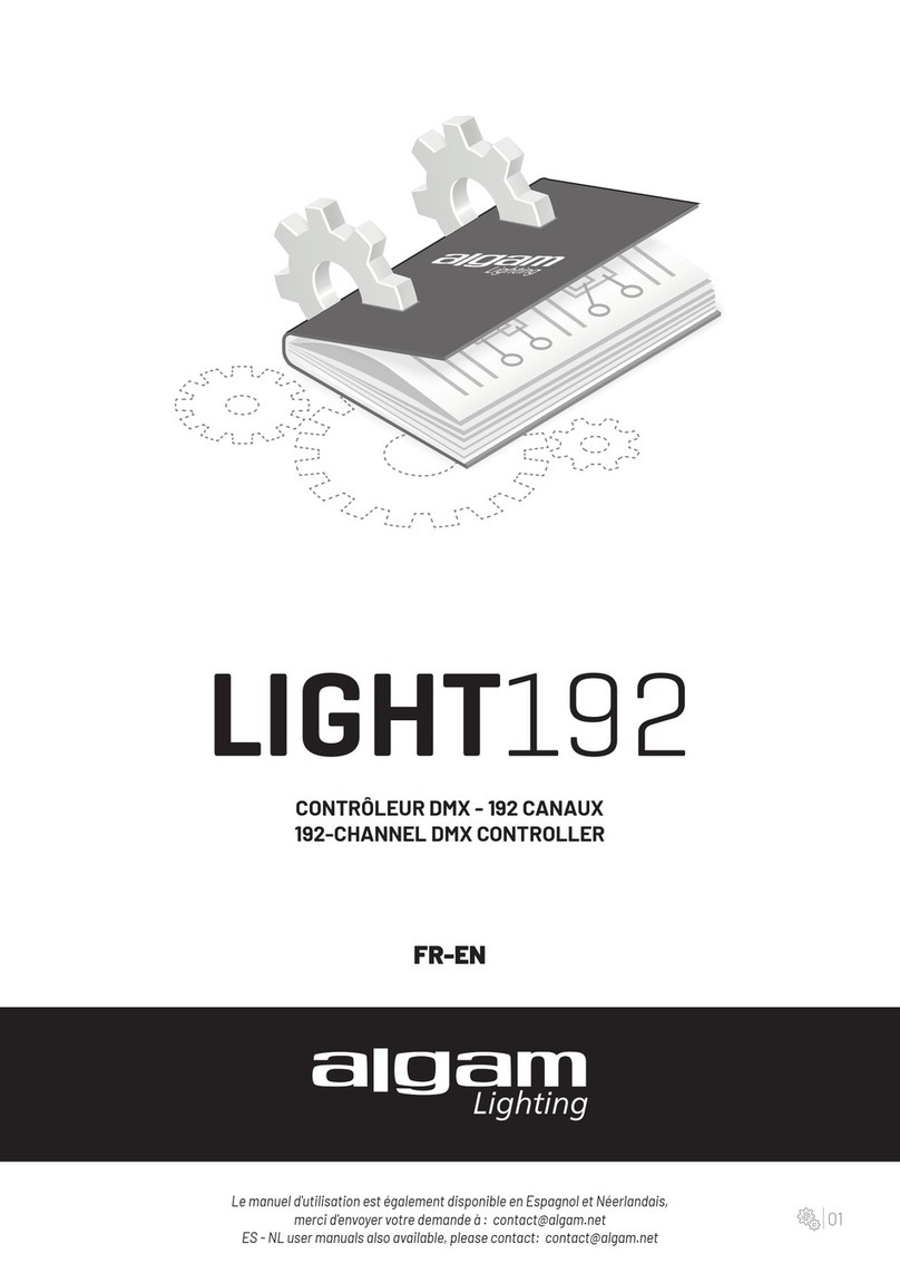 Algam Lighting LIGHT192 User manual Algam Lighting LIGHT192 User manual