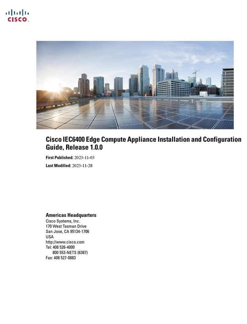 Cisco IEC6400 Operator's manual