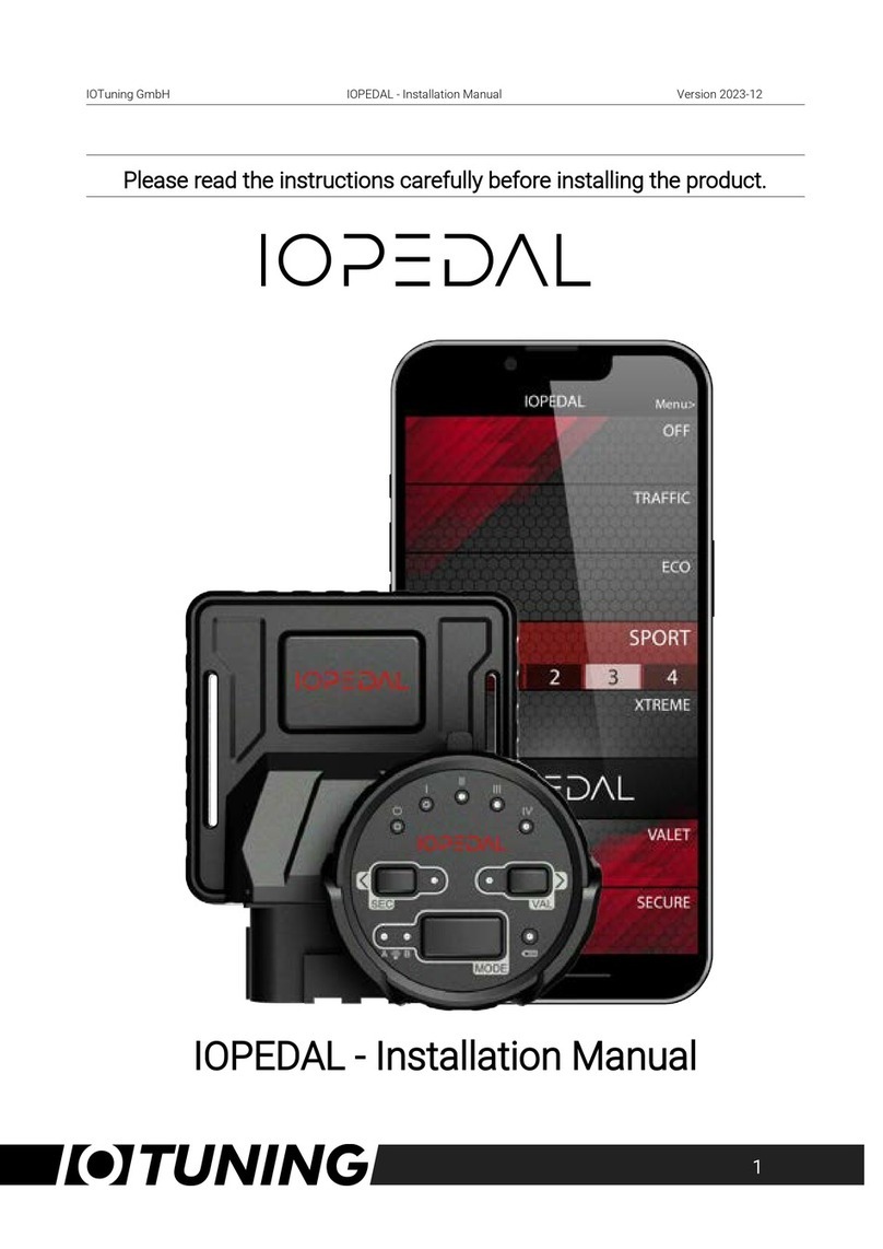 IOTuning IOPEDAL User manual