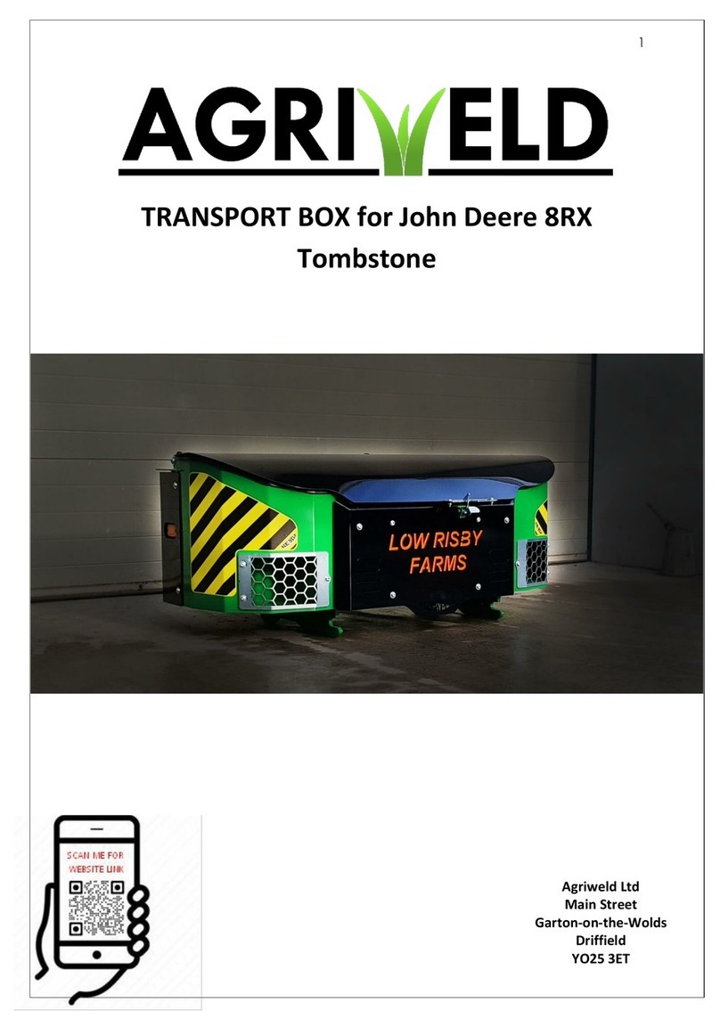 Agriweld TRANSPORT BOX User manual Agriweld TRANSPORT BOX User manual