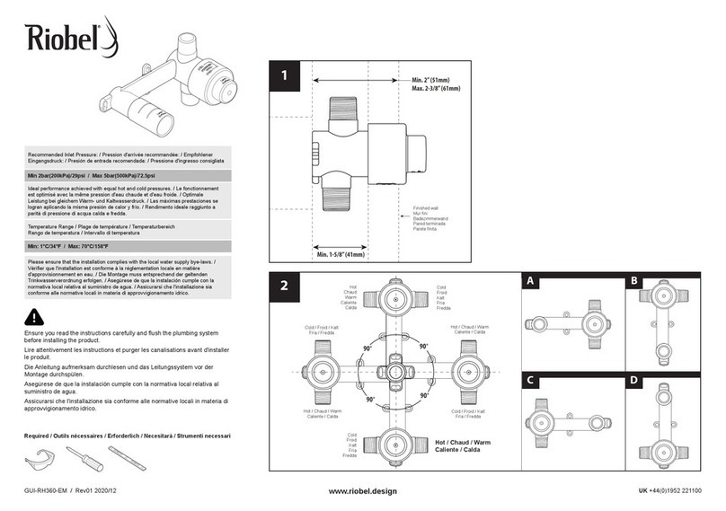 Riobel VY360C-EM User manual Riobel VY360C-EM User manual