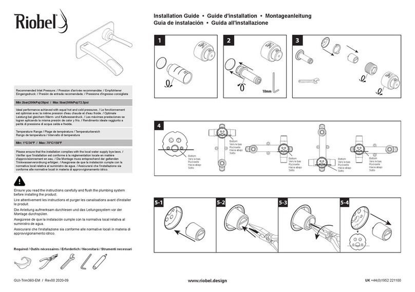 Riobel PX360C-EM User manual Riobel PX360C-EM User manual