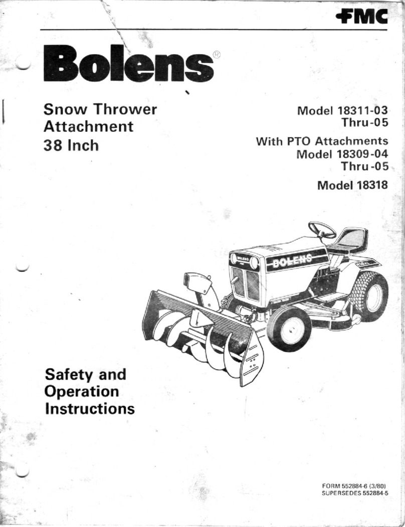 FMC Bolens 18318 Guide