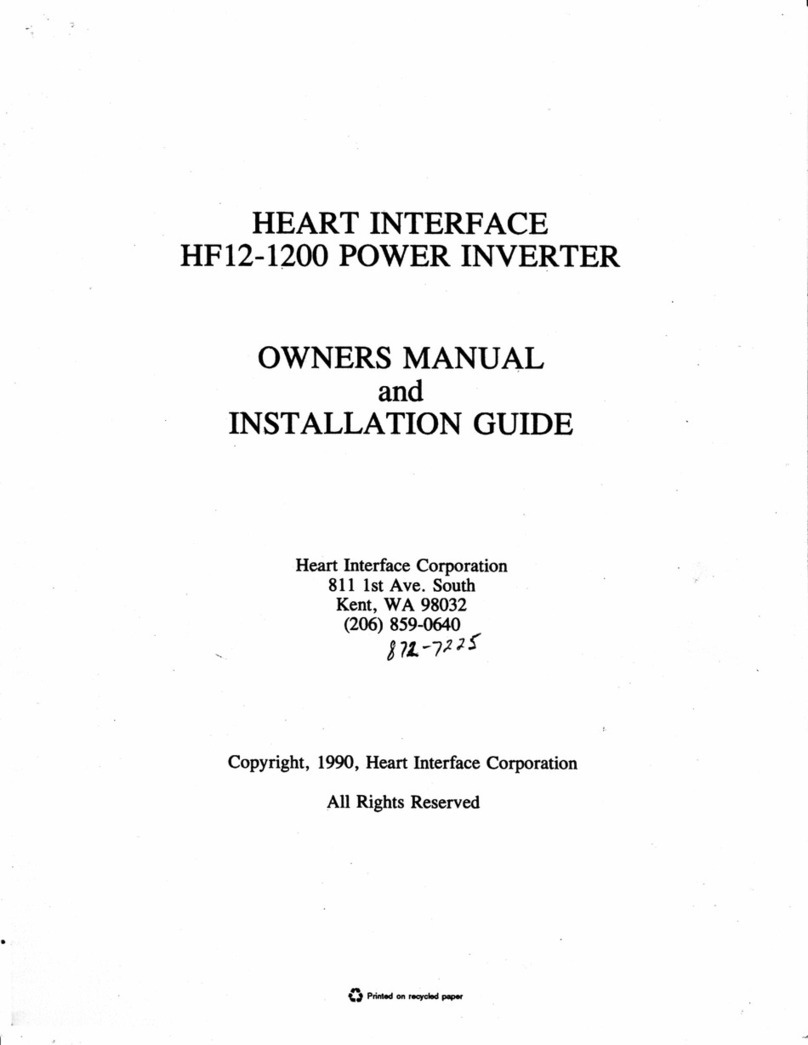 Heart Interface HF12-1200 Programming manual