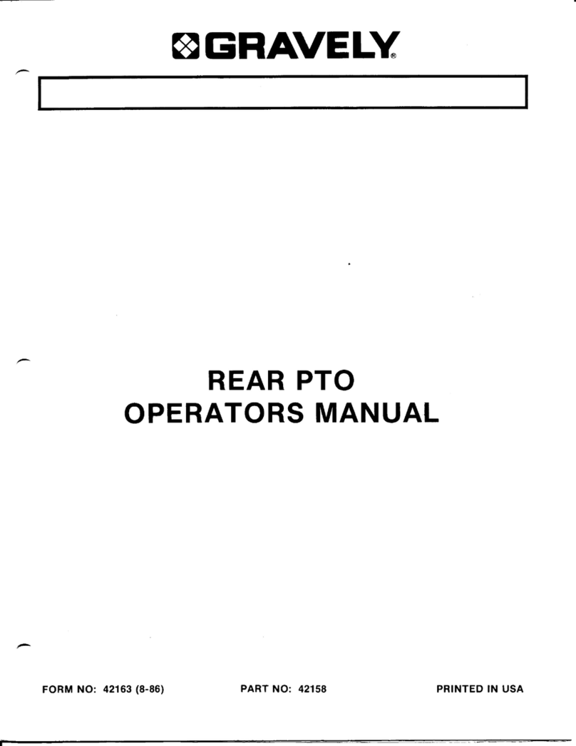 Gravely REAR PTO User manual