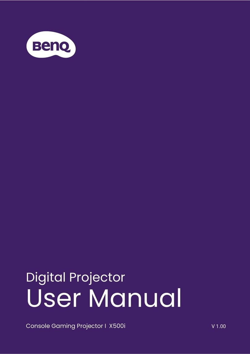 BenQ X500i User manual