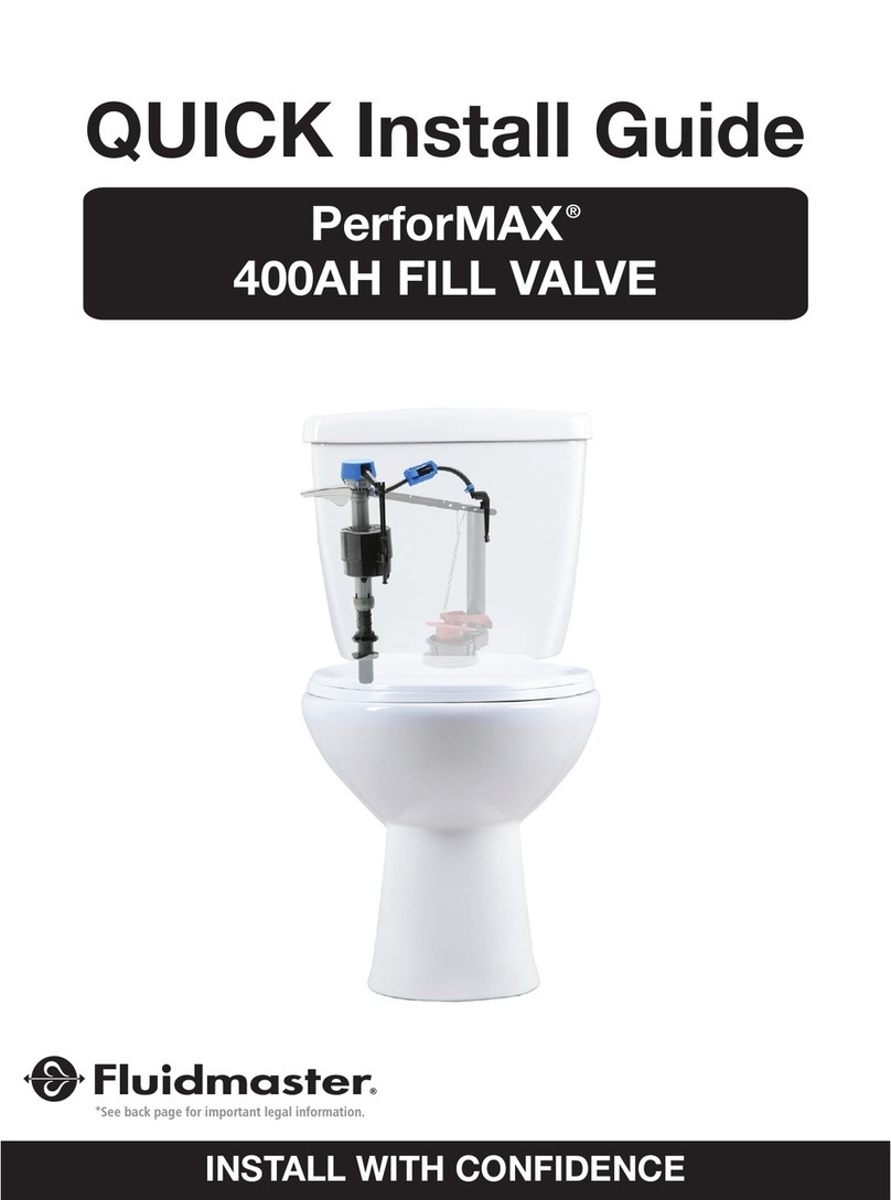 Fluidmaster PerforMAX 400AH User manual
