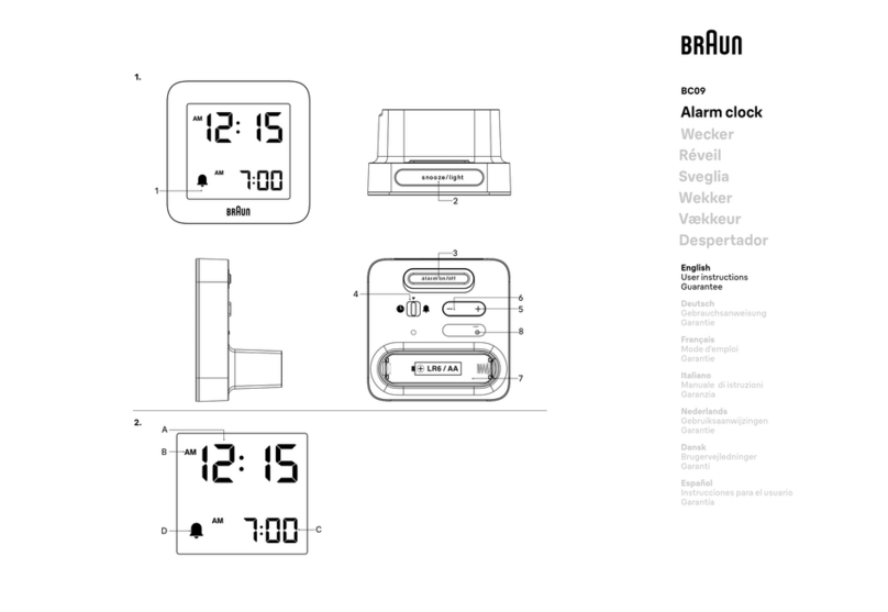 Braun BC09 User manual