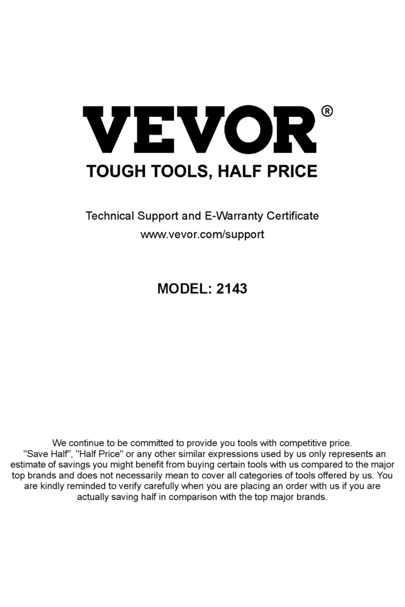 VEVOR 2143 User manual