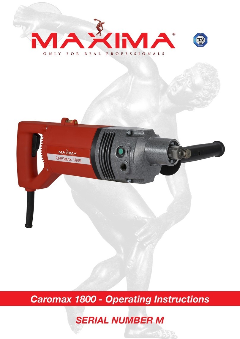 Maxima Caromax 1800 User manual