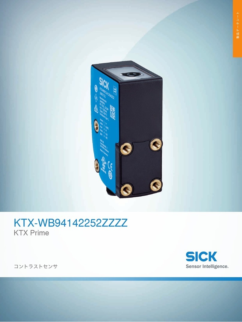 SICK Prime KTX-WB94142252ZZZZ User manual