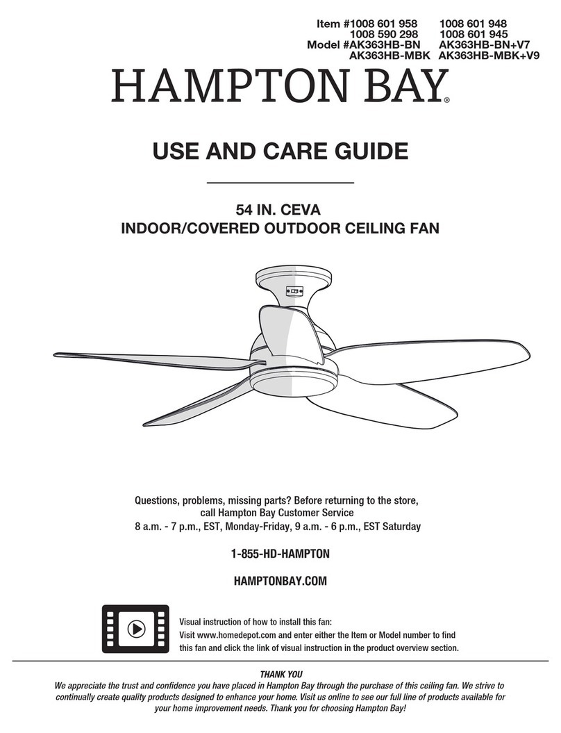 HAMPTON BAY CEVA User manual