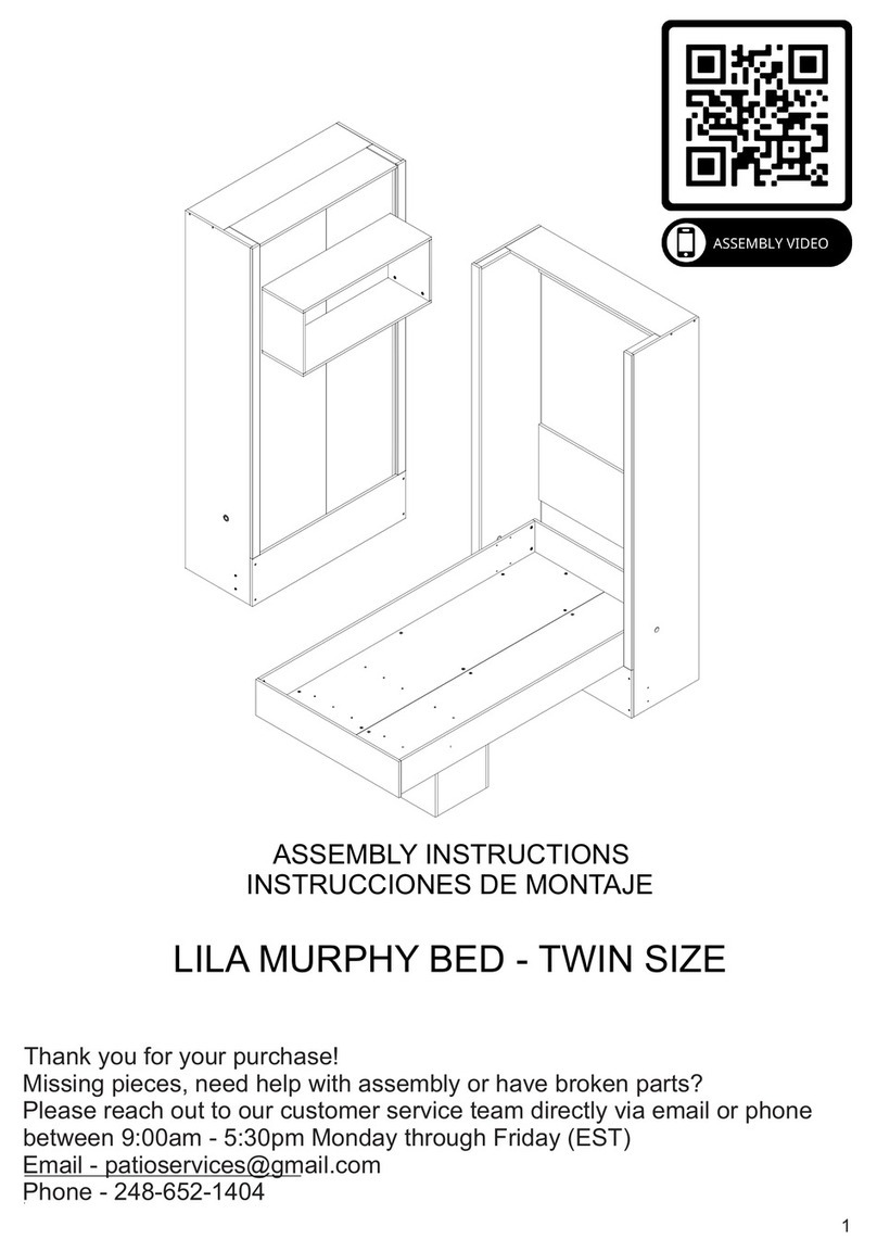 LOWE'S LILA MURPHY BED User manual
