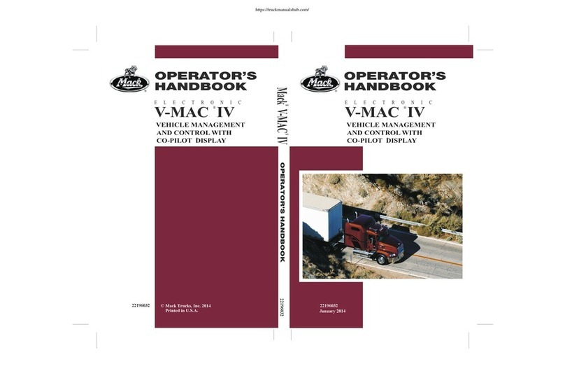 Mack V-MAC IV Service manual