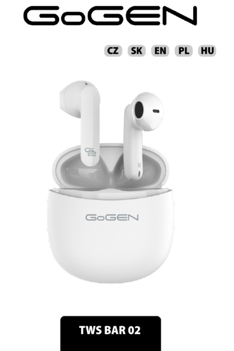 Gogen TWS BAR 02 User manual