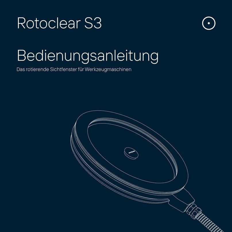 Rotoclear S3 User manual