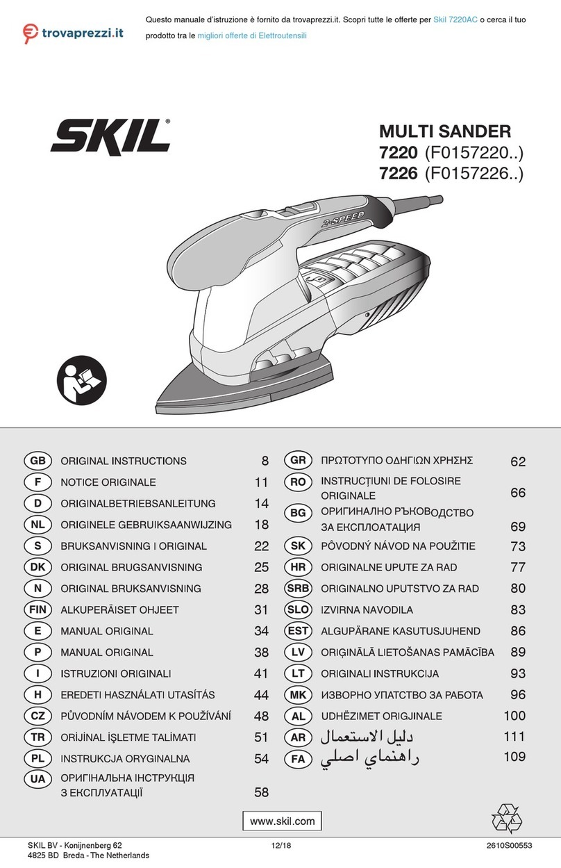 Skil 7220AC User manual