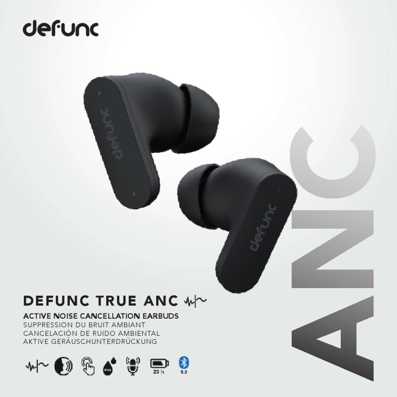 DeFunc TRUE ANC User manual