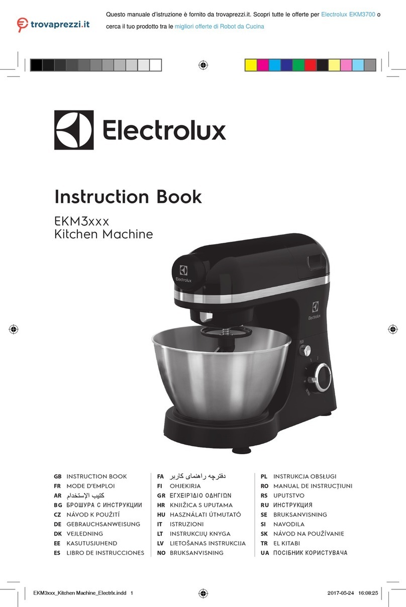 Electrolux EKM3 Series User manual Electrolux EKM3 Series User manual