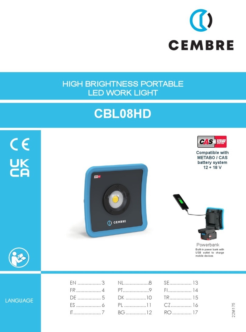 Cembre CBL08HD User manual