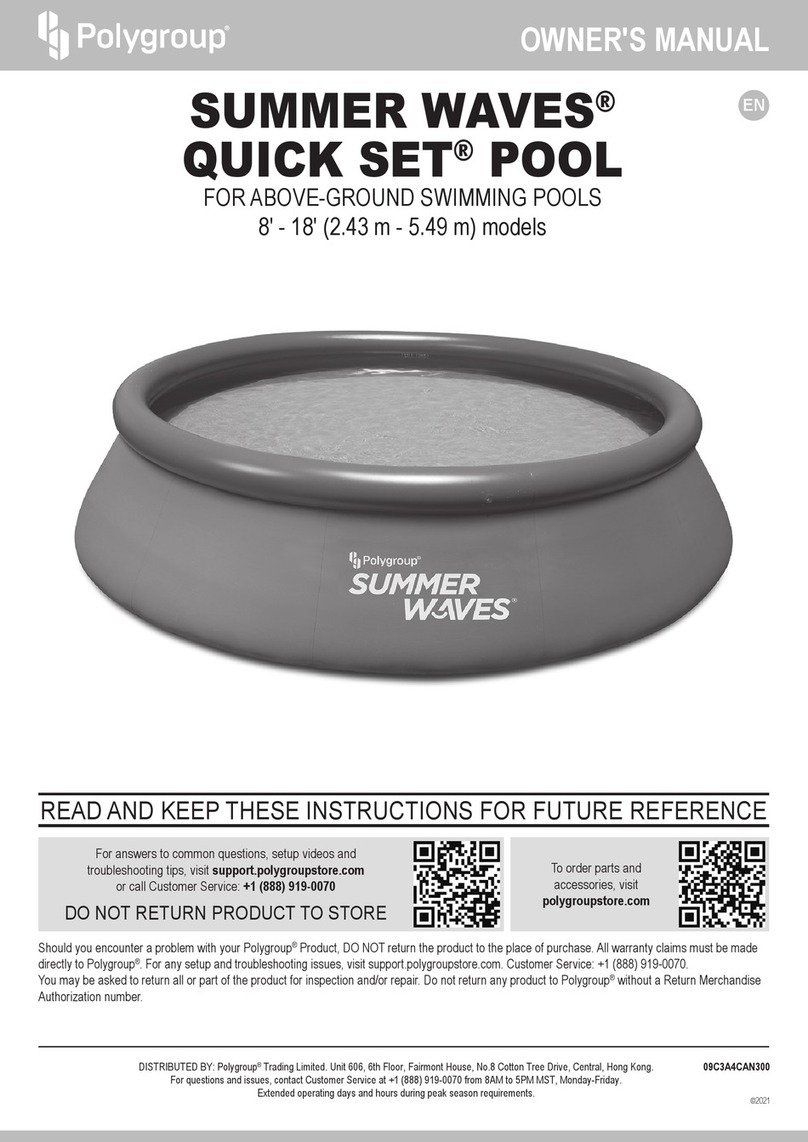 Polygroup SUMMER WAVES POOL MAINTENANCE KIT User manual