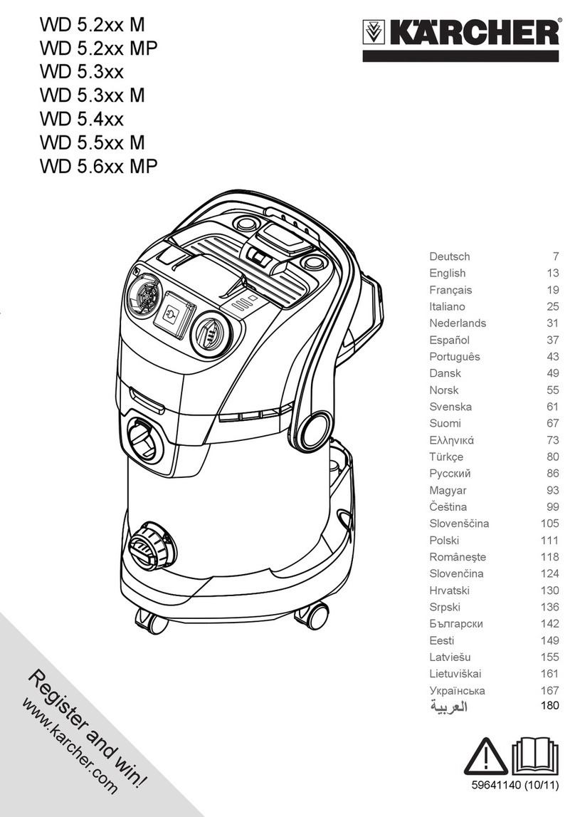 Kärcher WD 5.2xx M User manual Kärcher WD 5.2xx M User manual