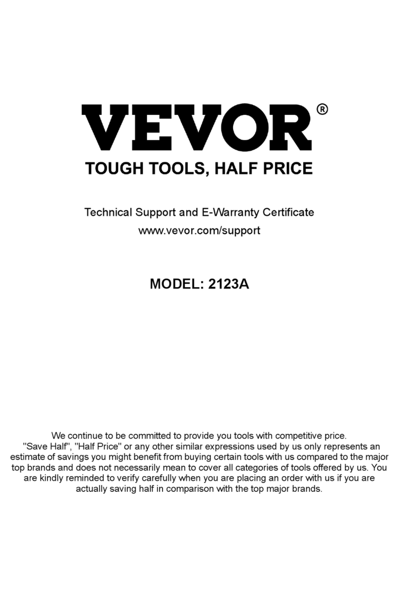 VEVOR 2123A User manual