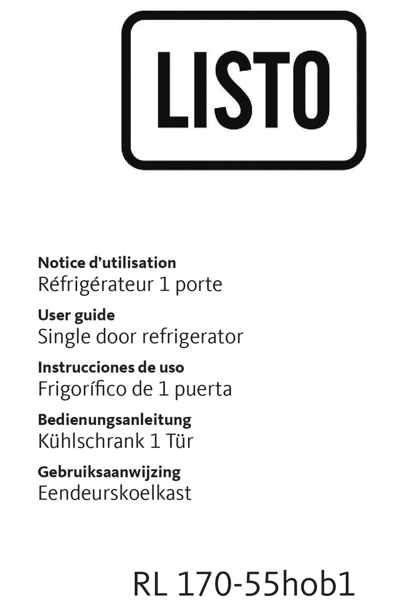 Listo RL 170-55hob1 User manual