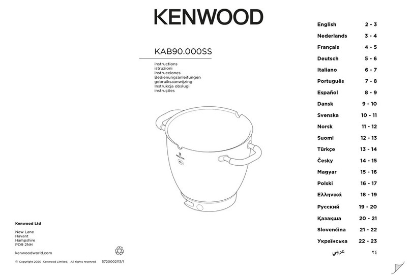 Kenwood KAB90.000SS User manual
